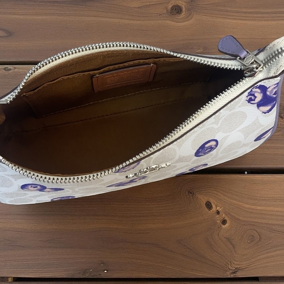 Coach White and Purple Crossbody Bag - Picture 7 of 9